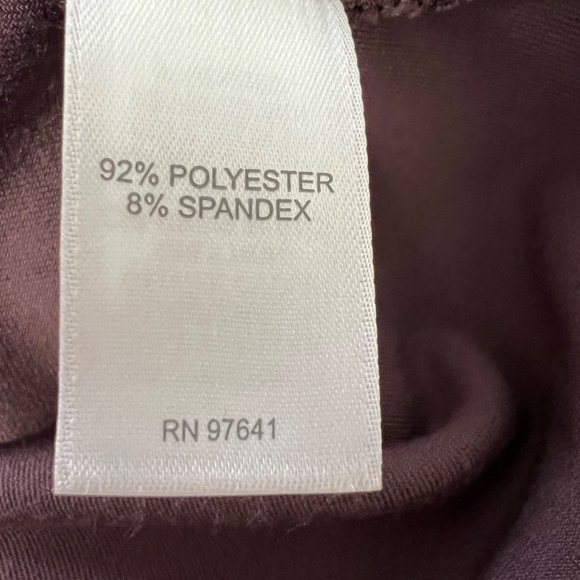 J Jill Pure Jill Womens Crushed Velour Cowl Neck Tunic Top Purple size Medium - Picture 7 of 10